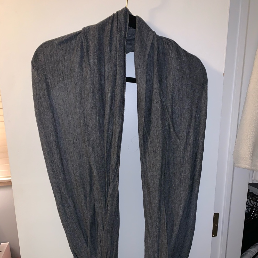 Grey Super Soft Circle Infinity Scarf - Picture 2 of 2